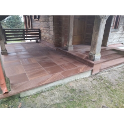 Stopnie z kamienia tumlińskiego gr. 4cm